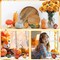 3PCS Fall Maple Leaf Wooden Table Signs – Rustic Thankful Grateful Blessed Thanksgiving Tiered Tray Decor for Autumn Home, Office, School & Farmhouse Centerpieces